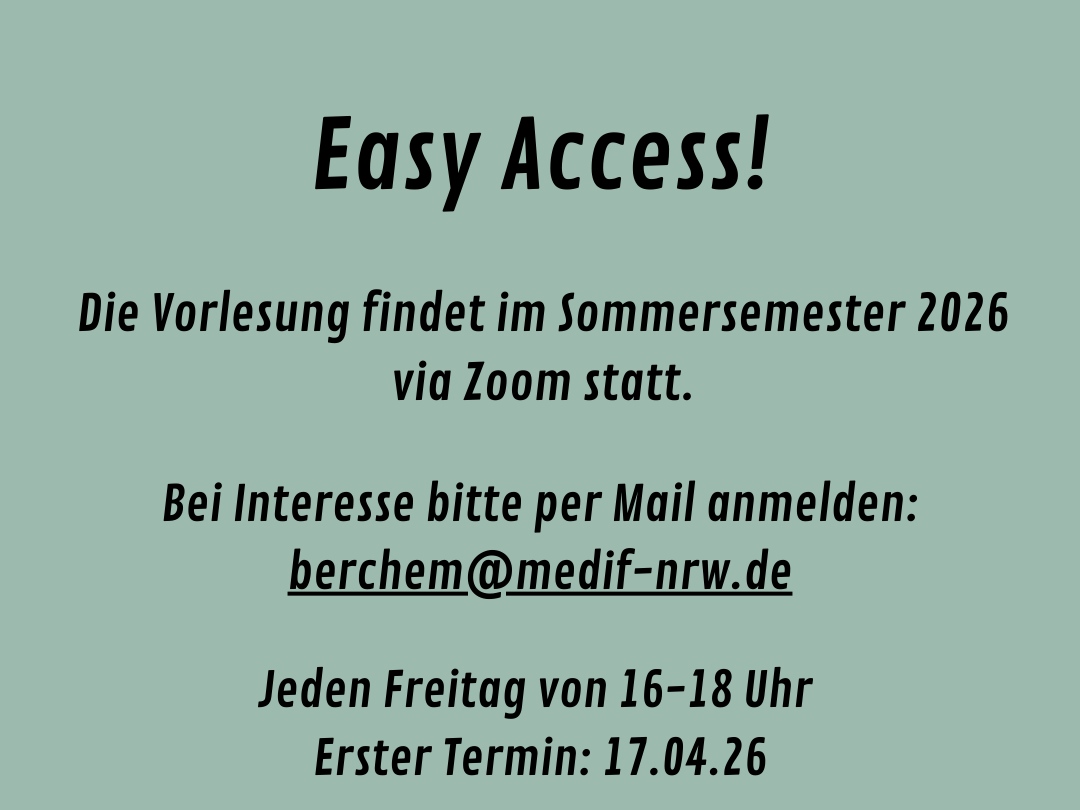 Vorlesungsangebot