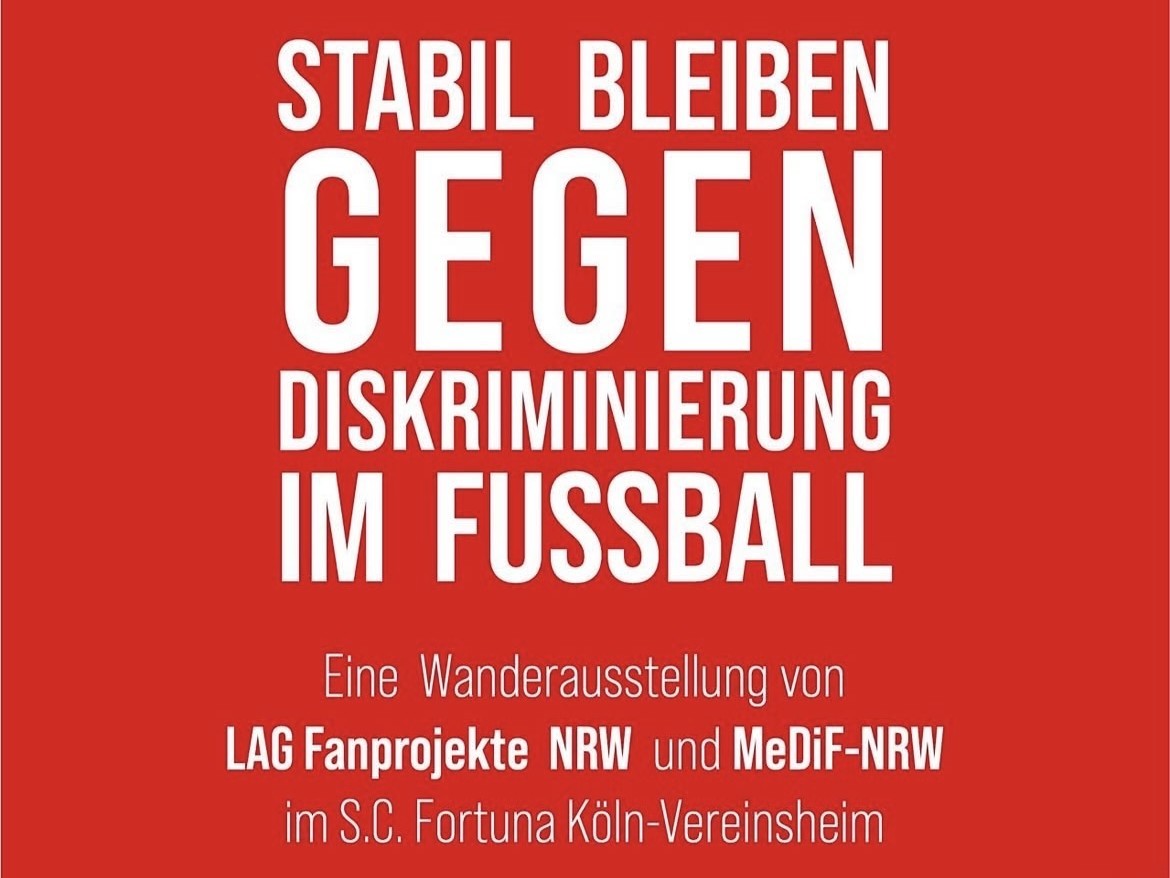 Stabil bleiben gegen Diskriminierung im Fußball